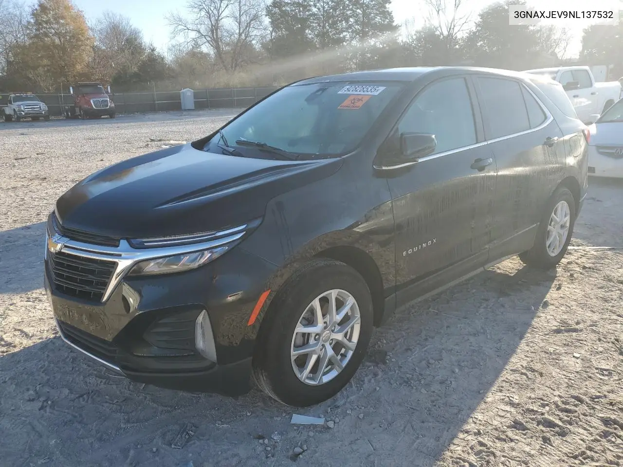 3GNAXJEV9NL137532 2022 Chevrolet Equinox Lt