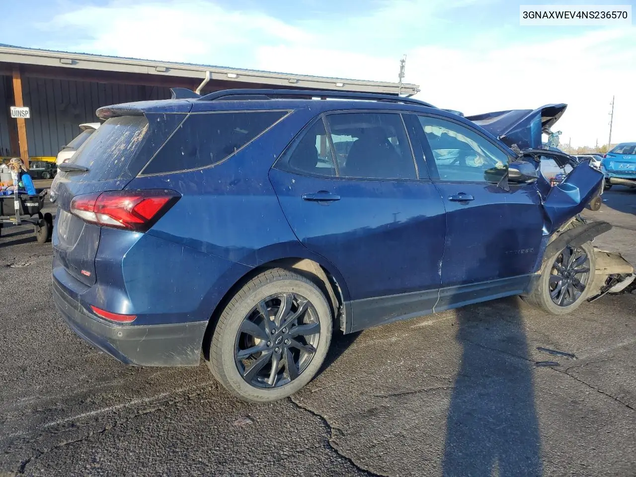 3GNAXWEV4NS236570 2022 Chevrolet Equinox Rs