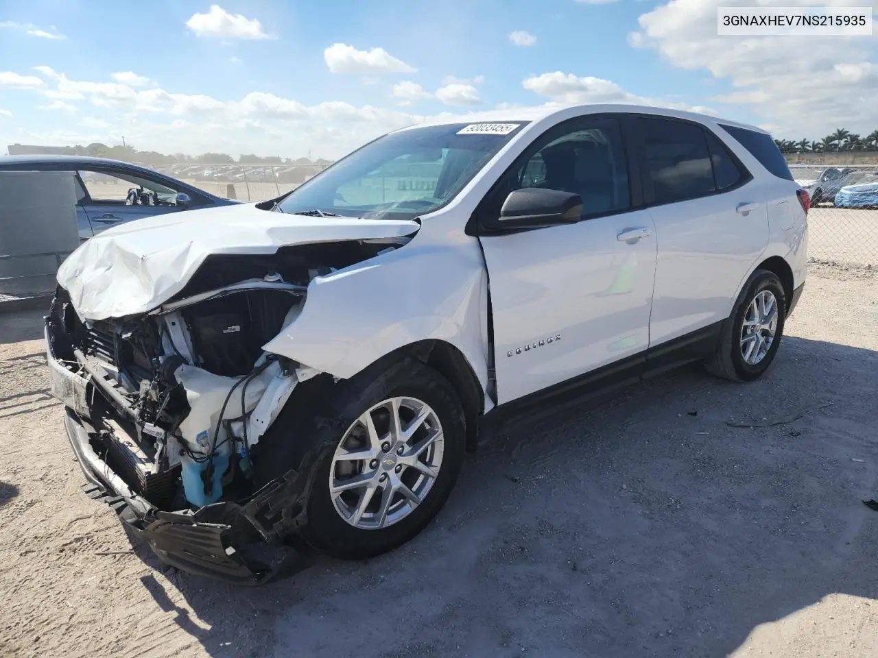 3GNAXHEV7NS215935 2022 Chevrolet Equinox Ls