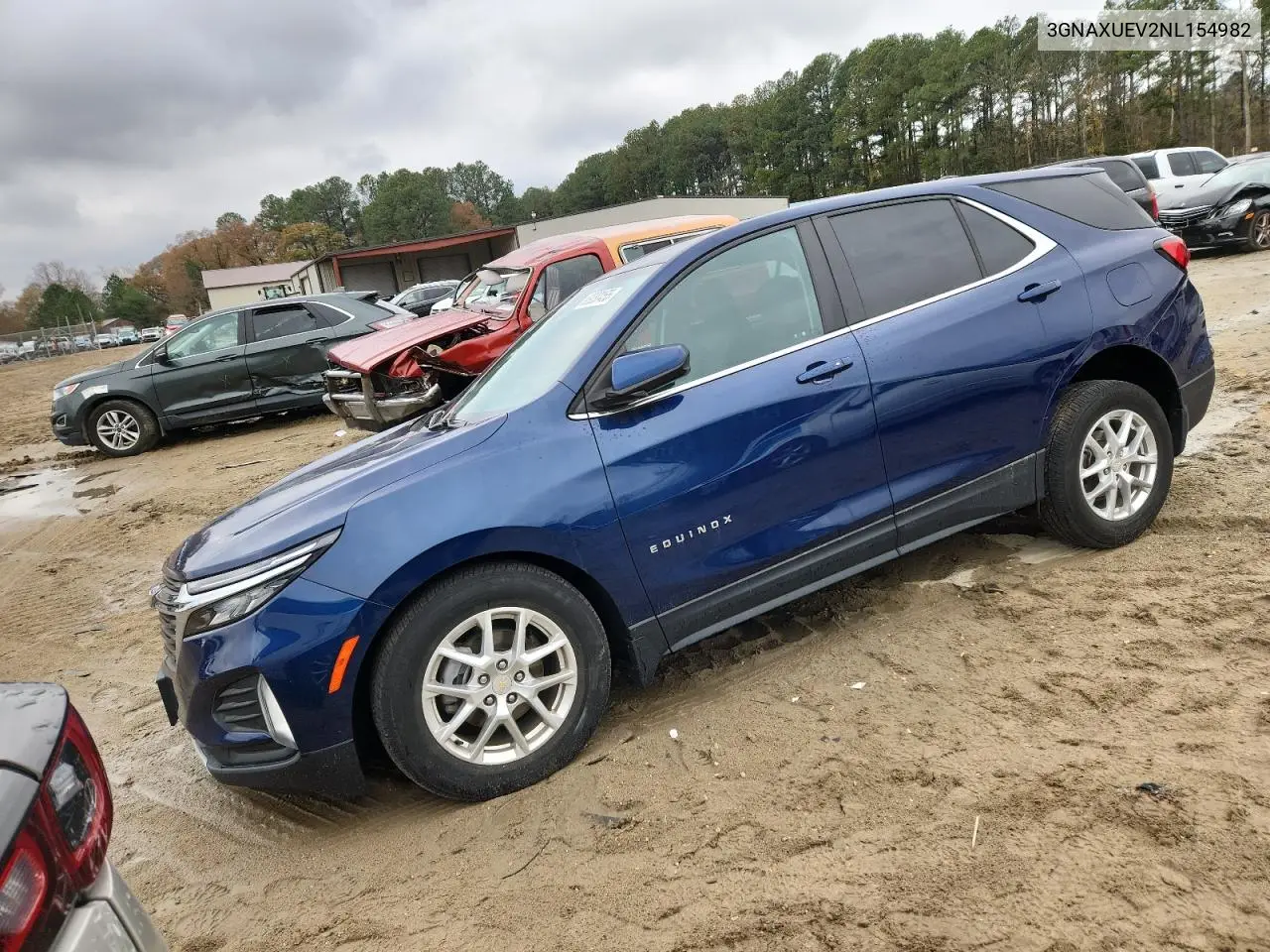 3GNAXUEV2NL154982 2022 Chevrolet Equinox Lt