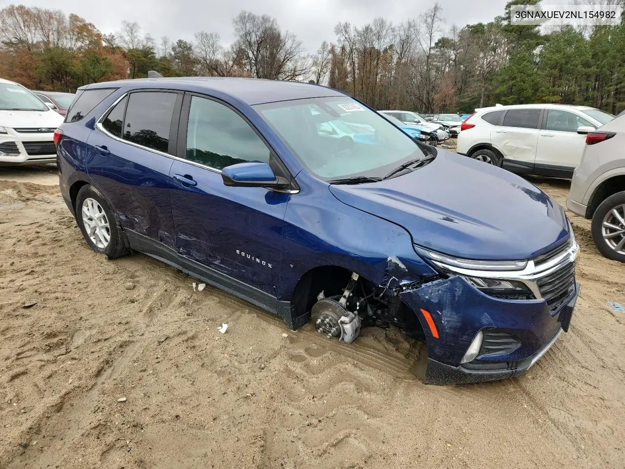 3GNAXUEV2NL154982 2022 Chevrolet Equinox Lt