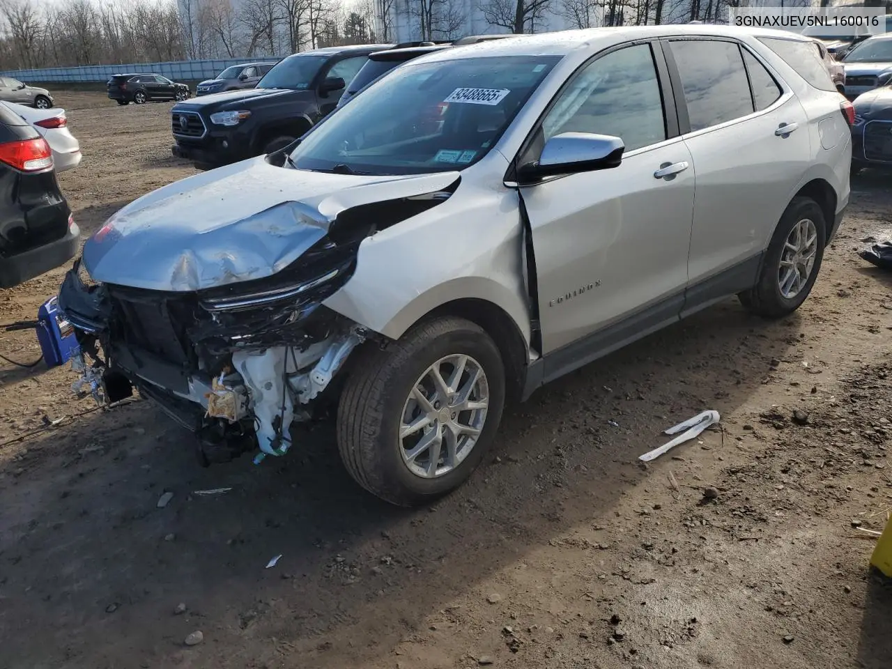 3GNAXUEV5NL160016 2022 Chevrolet Equinox Lt