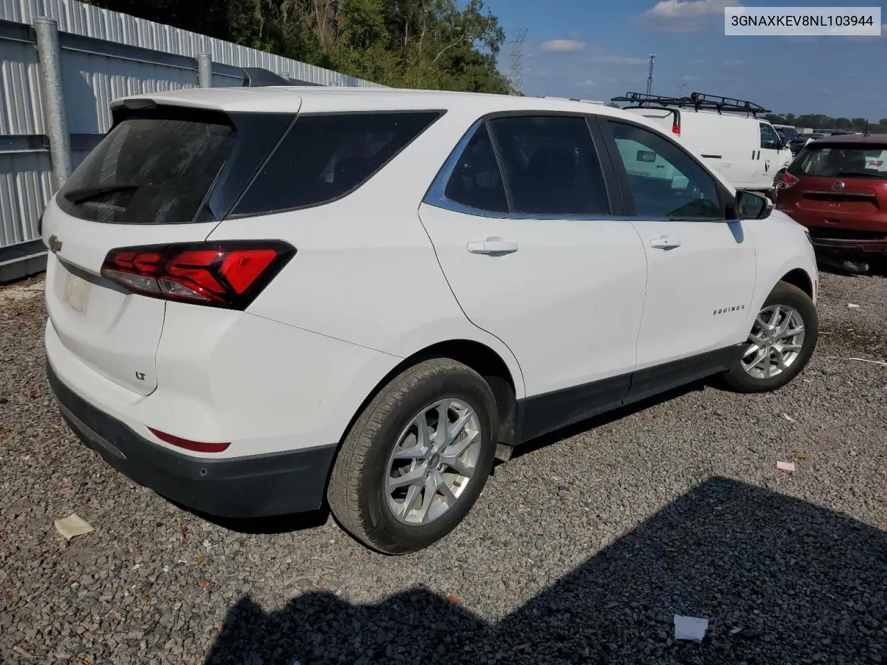 3GNAXKEV8NL103944 2022 Chevrolet Equinox Lt