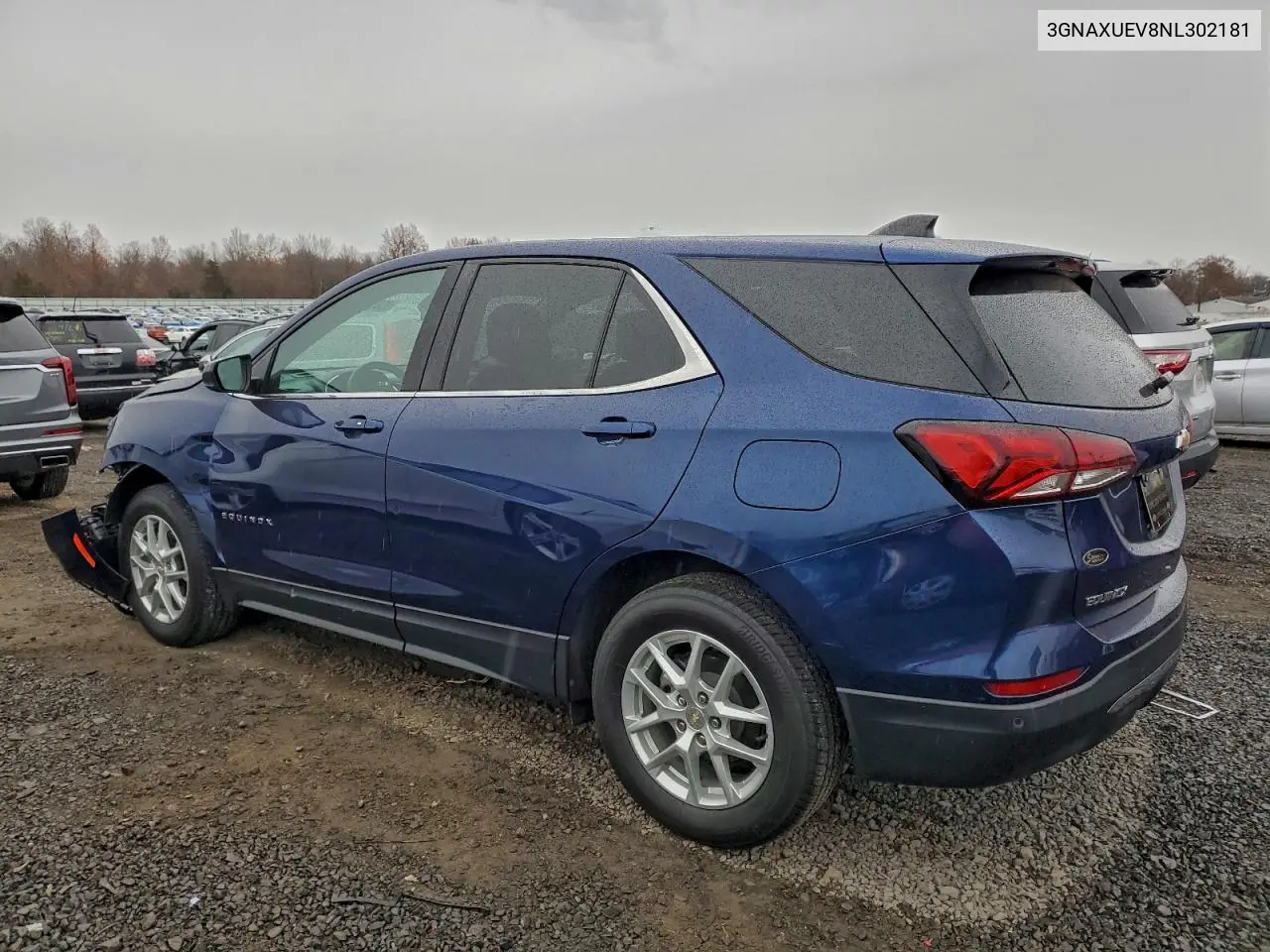 3GNAXUEV8NL302181 2022 Chevrolet Equinox Lt