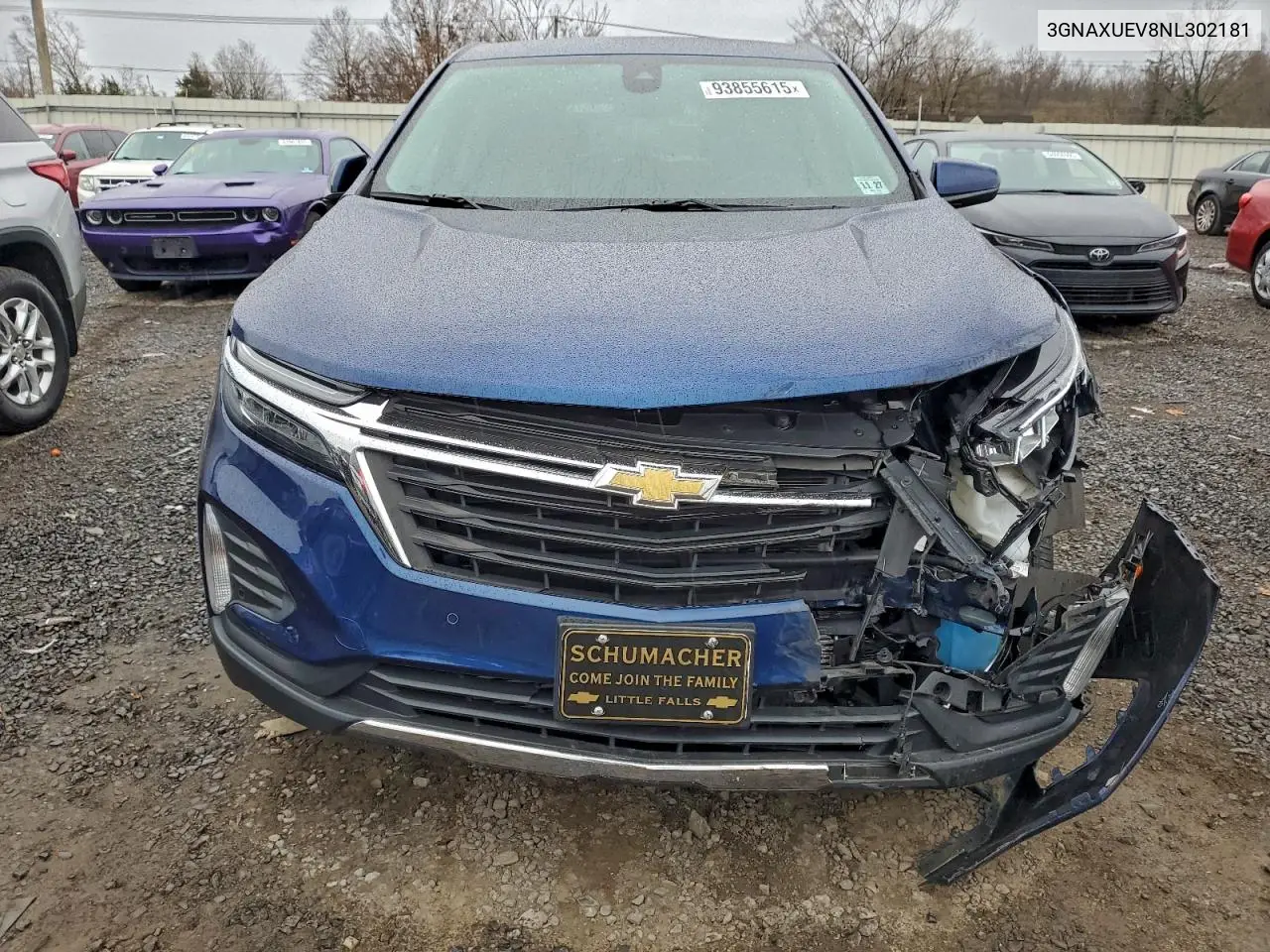 3GNAXUEV8NL302181 2022 Chevrolet Equinox Lt
