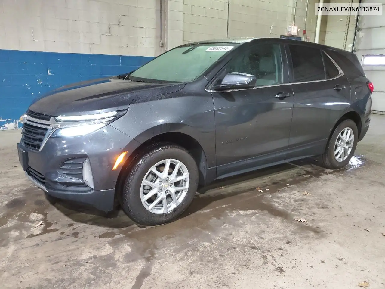 2GNAXUEV8N6113874 2022 Chevrolet Equinox Lt