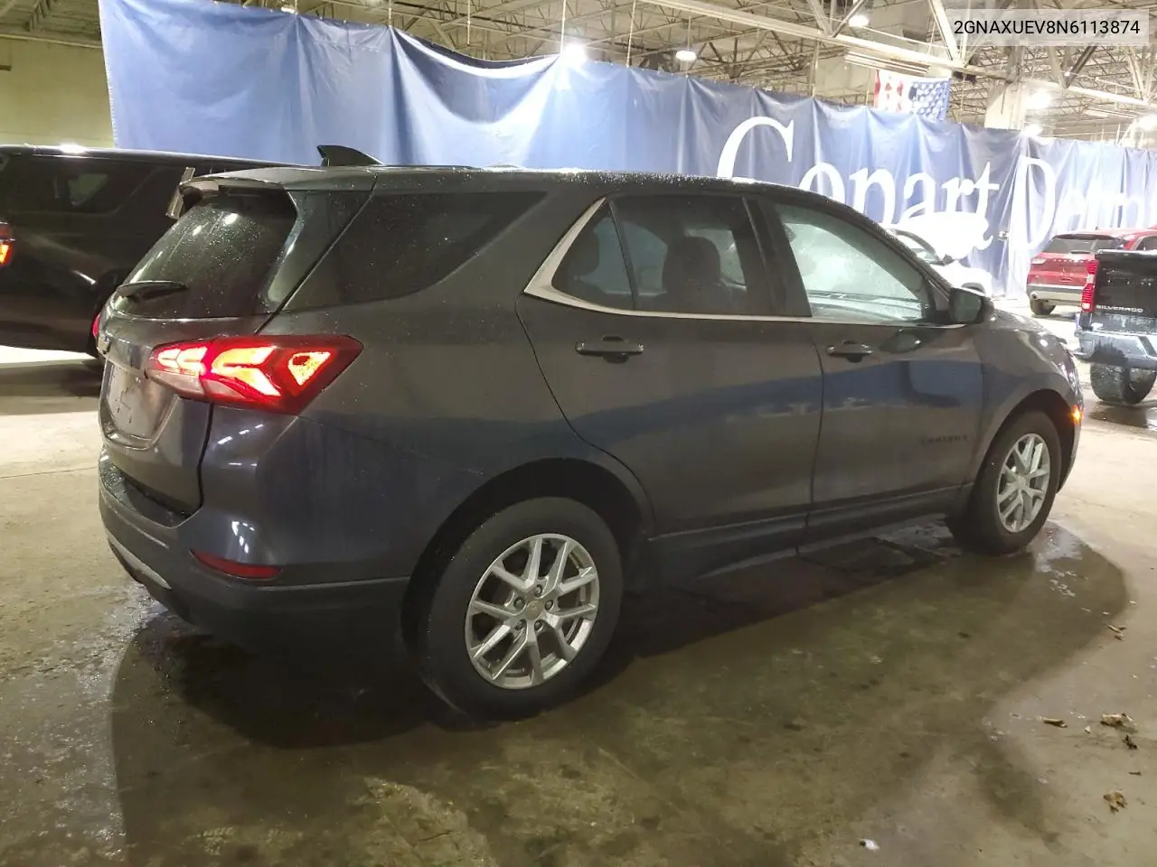 2GNAXUEV8N6113874 2022 Chevrolet Equinox Lt