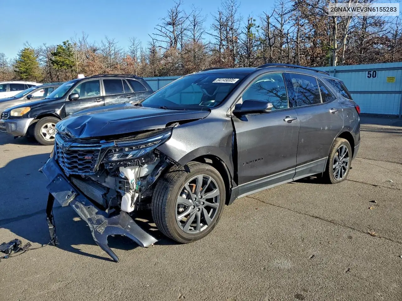 2GNAXWEV3N6155283 2022 Chevrolet Equinox Rs