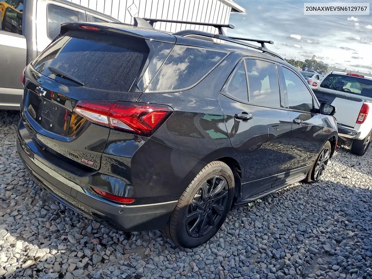 2GNAXWEV5N6129767 2022 Chevrolet Equinox Rs