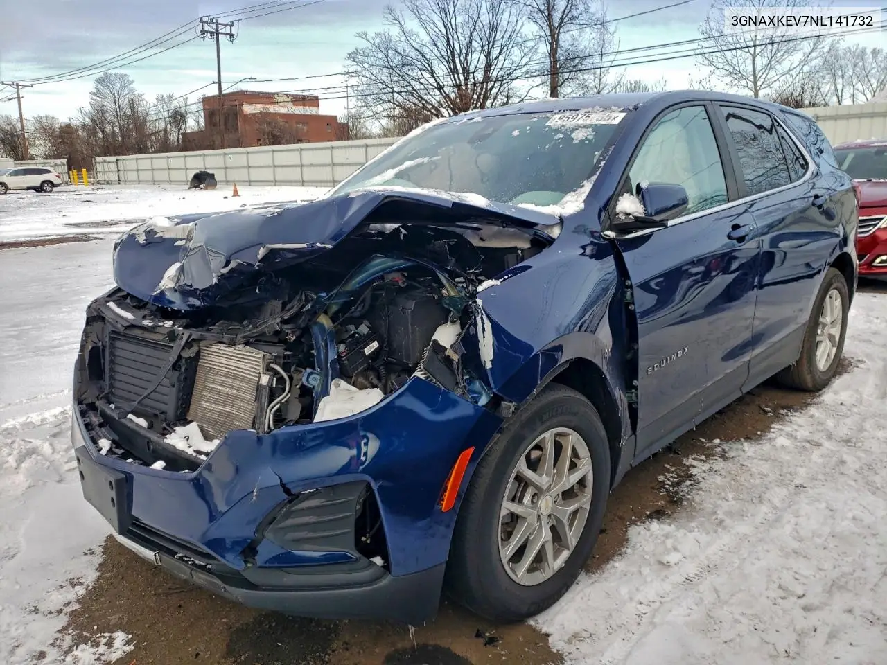 3GNAXKEV7NL141732 2022 Chevrolet Equinox Lt