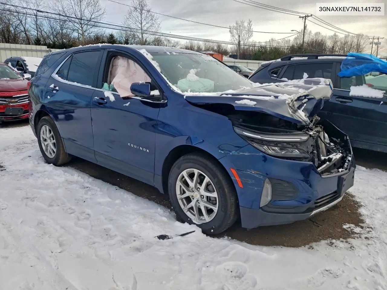 3GNAXKEV7NL141732 2022 Chevrolet Equinox Lt