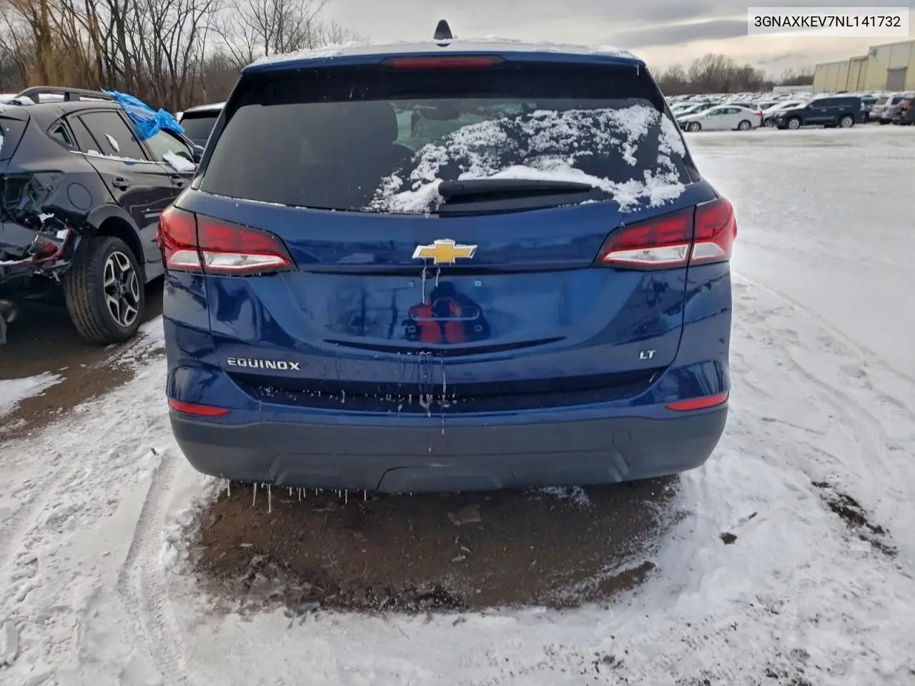 3GNAXKEV7NL141732 2022 Chevrolet Equinox Lt