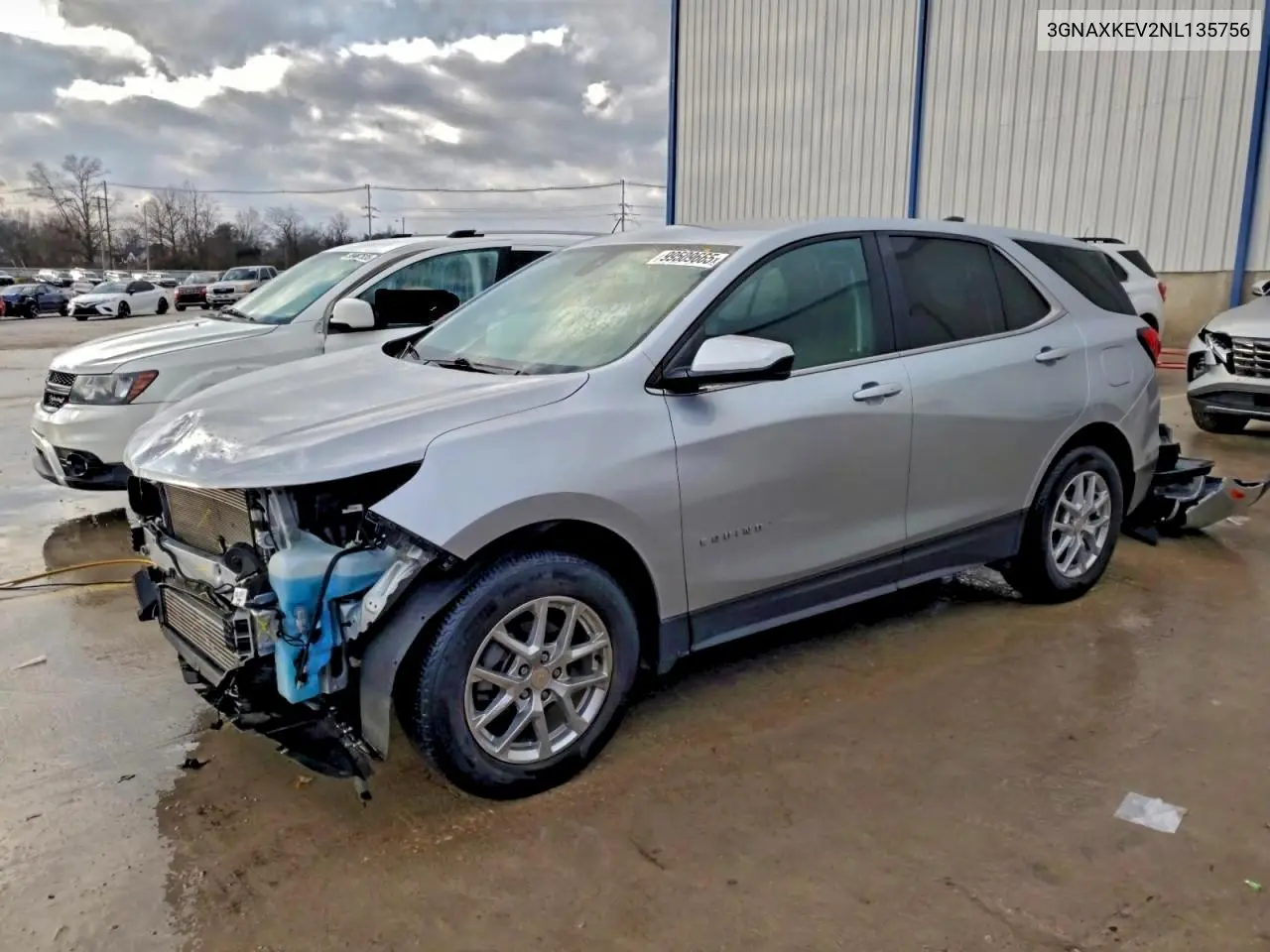 3GNAXKEV2NL135756 2022 Chevrolet Equinox Lt
