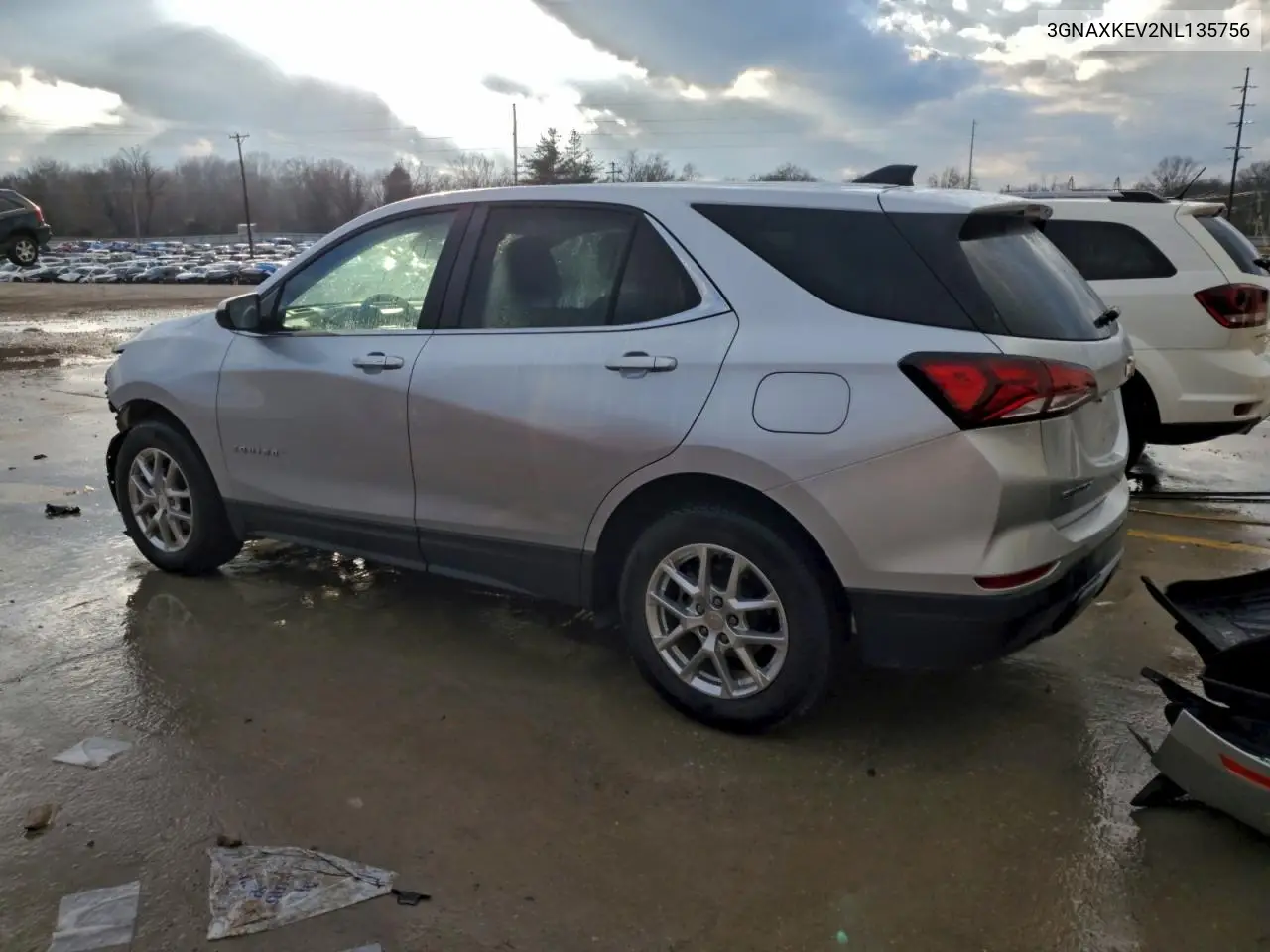3GNAXKEV2NL135756 2022 Chevrolet Equinox Lt