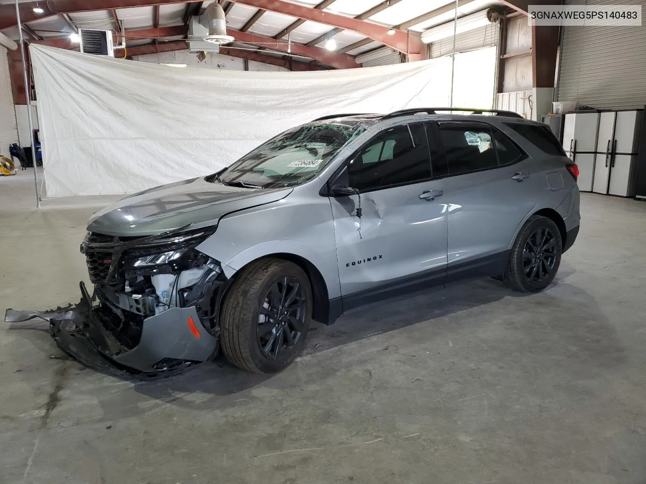 2023 Chevrolet Equinox Rs VIN: 3GNAXWEG5PS140483 Lot: 72364884