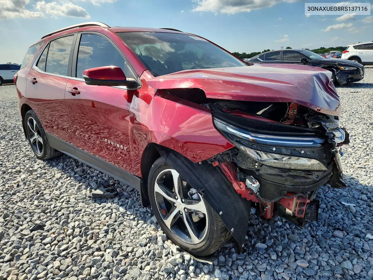 3GNAXUEG8RS137116 2024 Chevrolet Equinox Lt