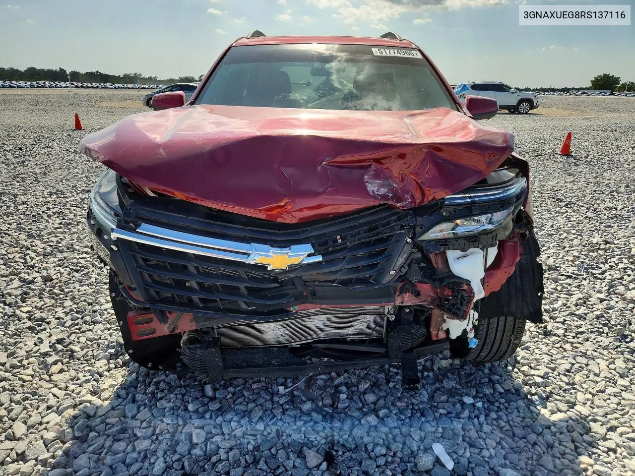 3GNAXUEG8RS137116 2024 Chevrolet Equinox Lt