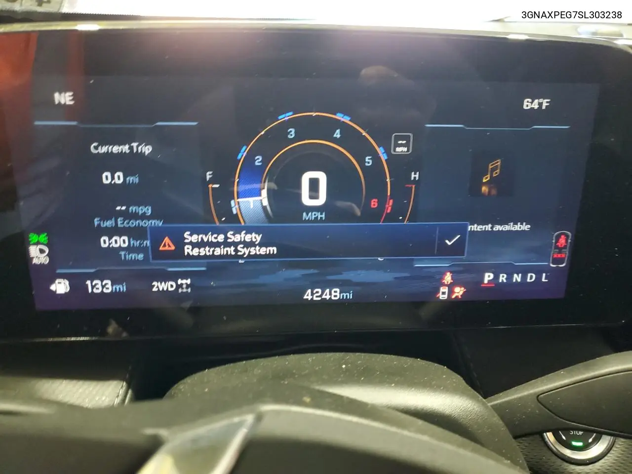 3GNAXPEG7SL303238 2025 Chevrolet Equinox Lt