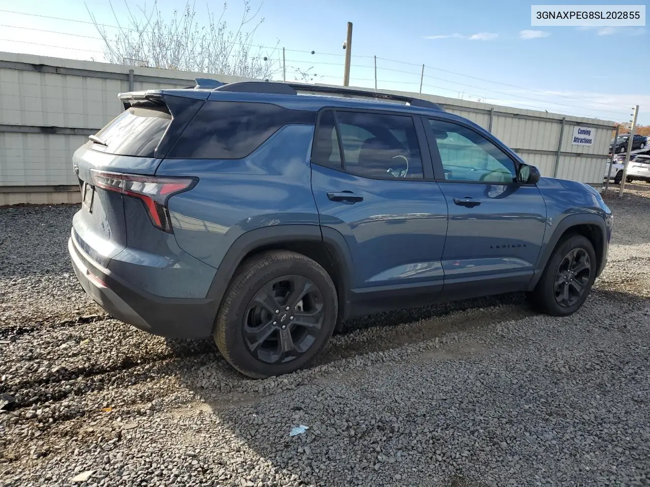 3GNAXPEG8SL202855 2025 Chevrolet Equinox Lt