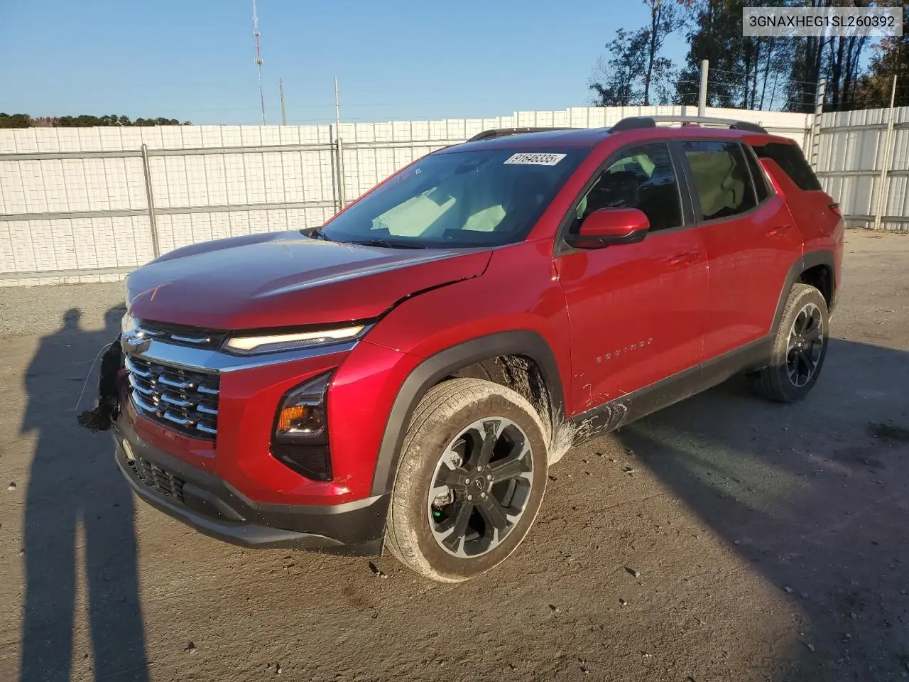 3GNAXHEG1SL260392 2025 Chevrolet Equinox Lt