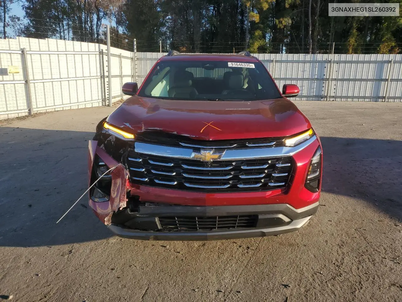 3GNAXHEG1SL260392 2025 Chevrolet Equinox Lt