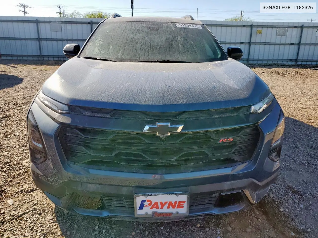3GNAXLEG8TL182326 2026 Chevrolet Equinox Rs