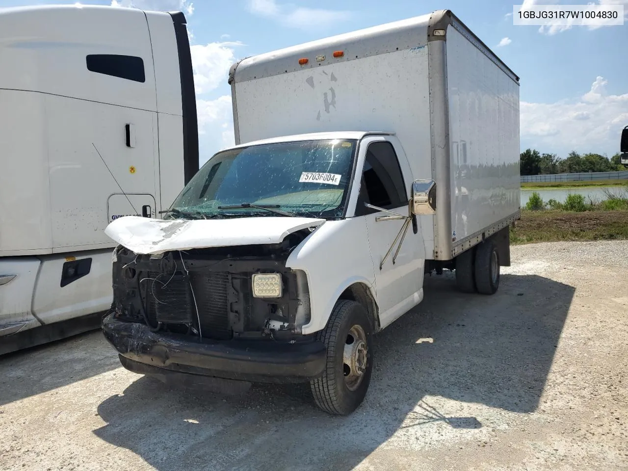 1998 Chevrolet Express G3500 VIN: 1GBJG31R7W1004830 Lot: 72622854