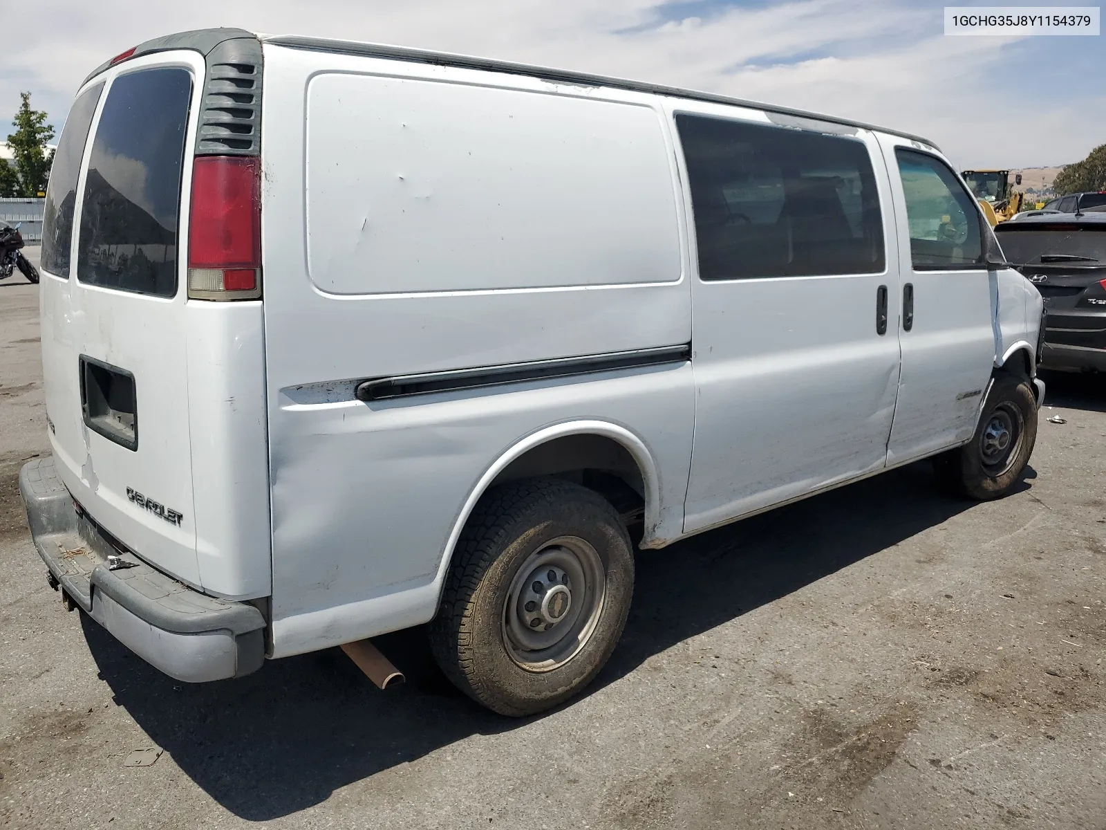 2000 Chevrolet Express G3500 VIN: 1GCHG35J8Y1154379 Lot: 58871954