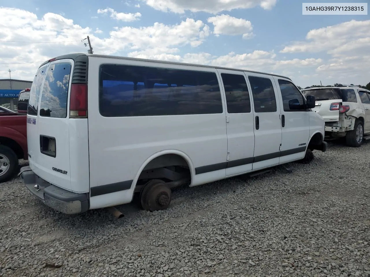 1GAHG39R7Y1238315 2000 Chevrolet Express G3500