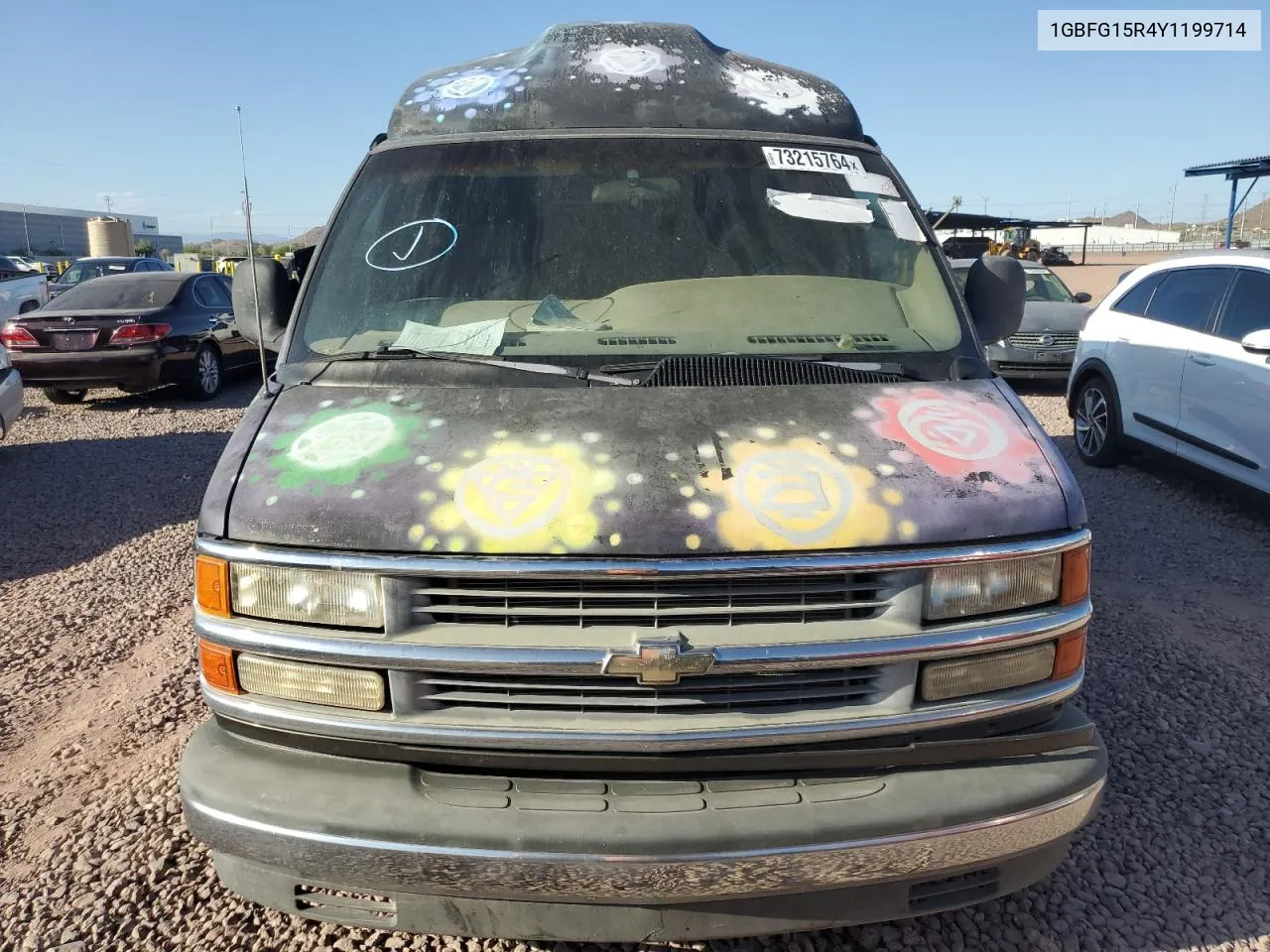 2000 Chevrolet Express G1500 VIN: 1GBFG15R4Y1199714 Lot: 73215764