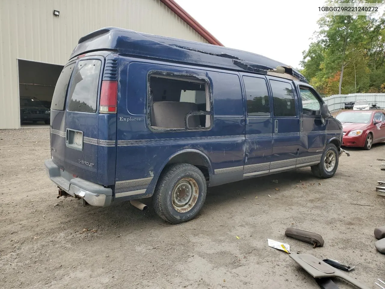 2002 Chevrolet Express G2500 VIN: 1GBGG29R221240272 Lot: 72594364