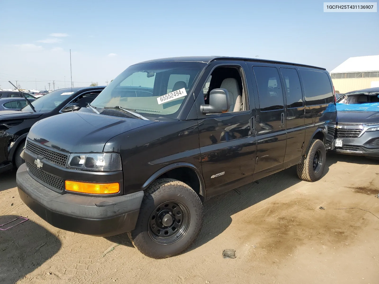 2003 Chevrolet Express G2500 VIN: 1GCFH25T431136907 Lot: 65552494