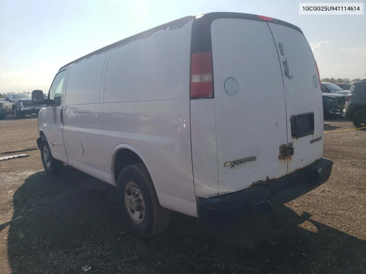 2004 Chevrolet Express G2500 VIN: 1GCGG25U941114614 Lot: 72220914