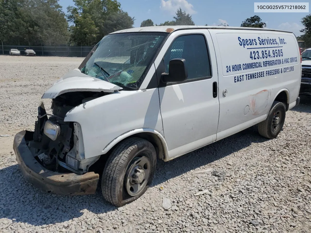 2007 Chevrolet Express G2500 VIN: 1GCGG25V571218062 Lot: 68449464