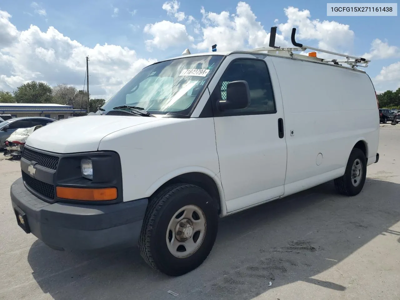 2007 Chevrolet Express G1500 VIN: 1GCFG15X271161438 Lot: 71849794