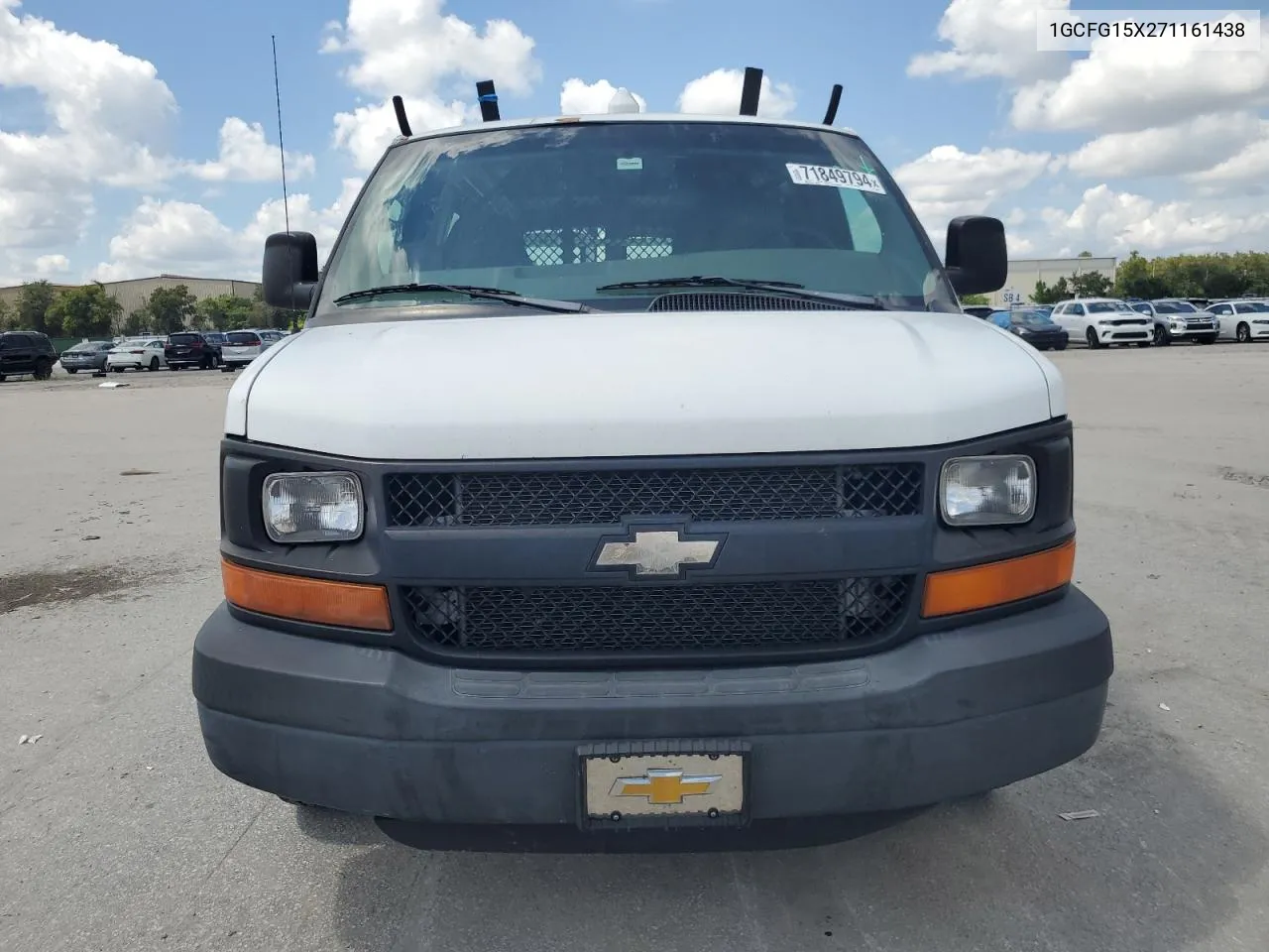 2007 Chevrolet Express G1500 VIN: 1GCFG15X271161438 Lot: 71849794