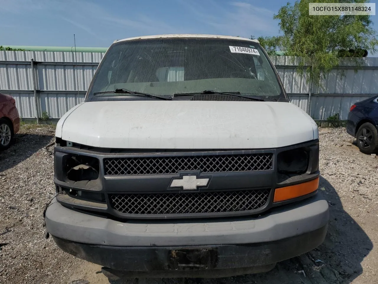 2008 Chevrolet Express G1500 VIN: 1GCFG15X881148324 Lot: 71046974