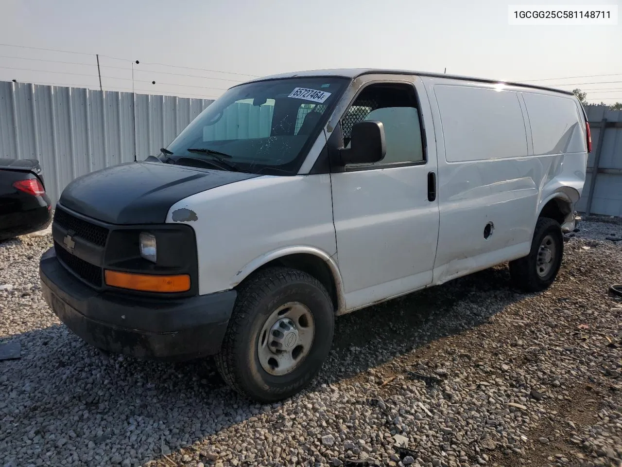 2008 Chevrolet Express G2500 VIN: 1GCGG25C581148711 Lot: 71520424