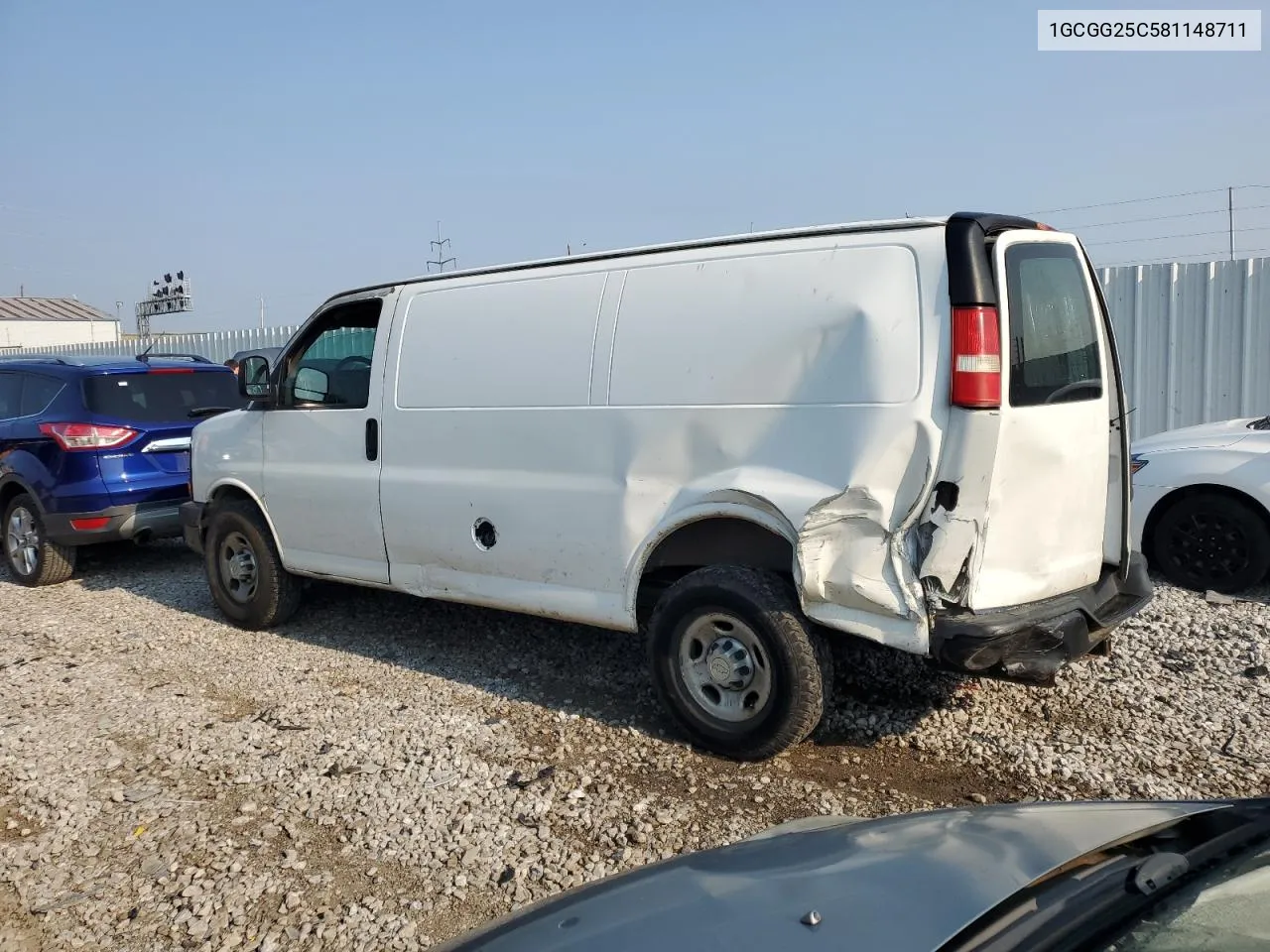 1GCGG25C581148711 2008 Chevrolet Express G2500