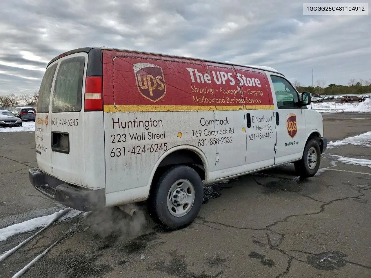 1GCGG25C481104912 2008 Chevrolet Express G2500