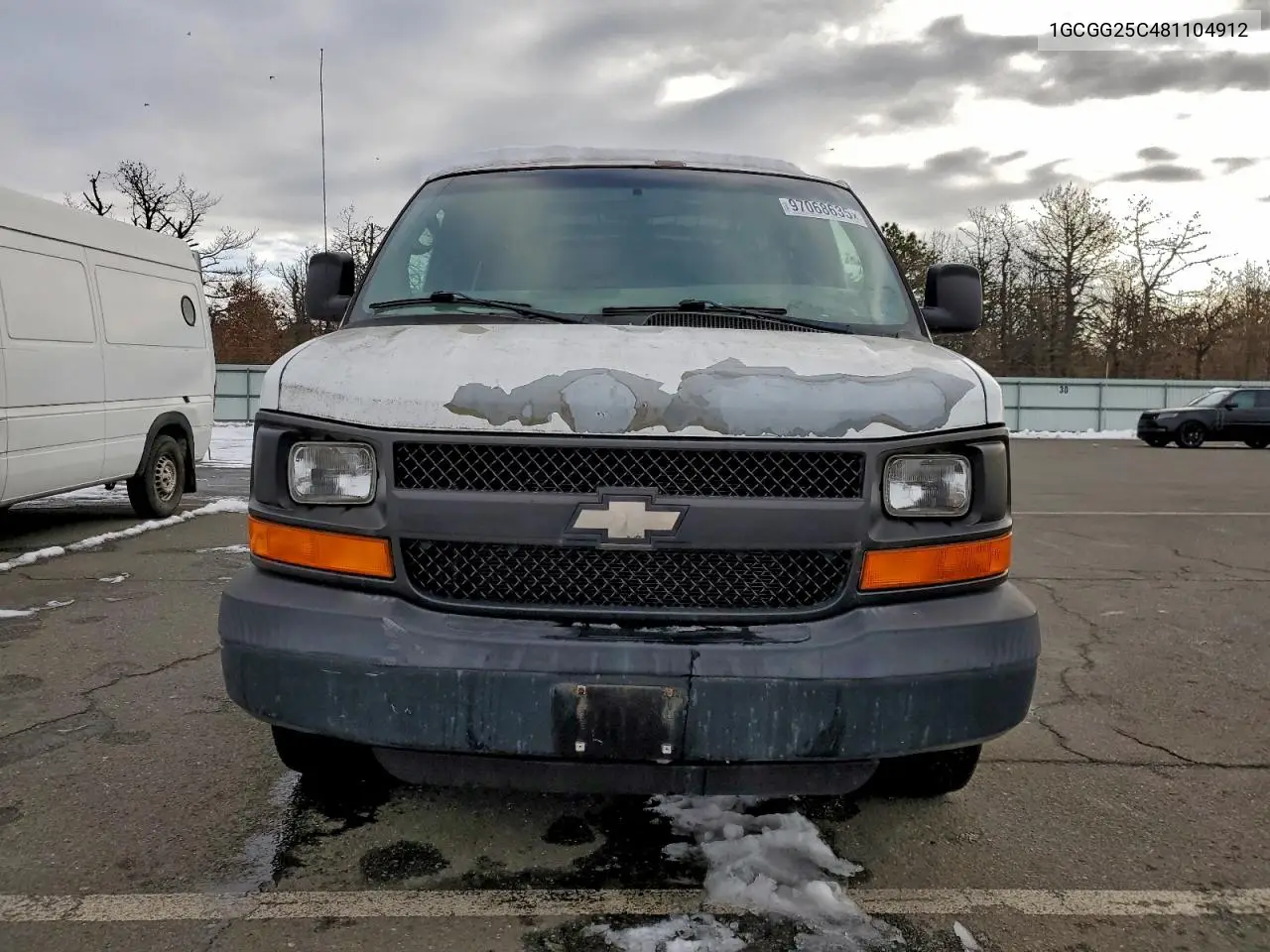 1GCGG25C481104912 2008 Chevrolet Express G2500