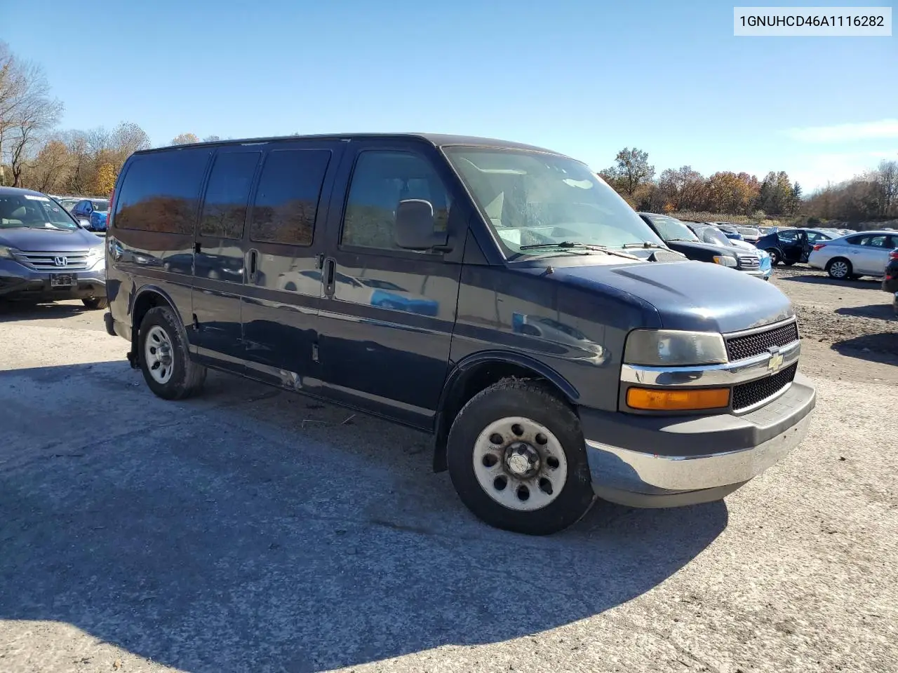 1GNUHCD46A1116282 2010 Chevrolet Express G1500 Lt