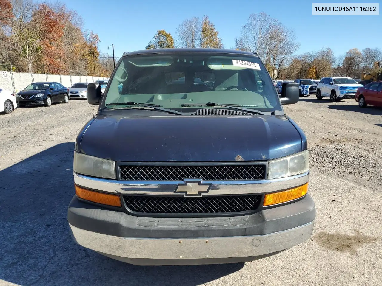 1GNUHCD46A1116282 2010 Chevrolet Express G1500 Lt