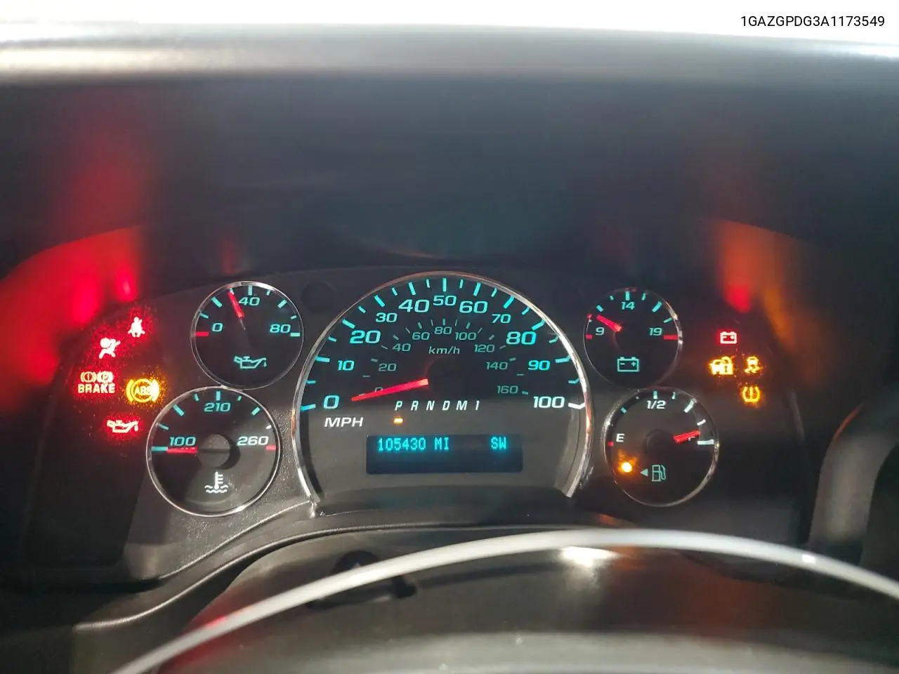 1GAZGPDG3A1173549 2010 Chevrolet Express G2500 Ls