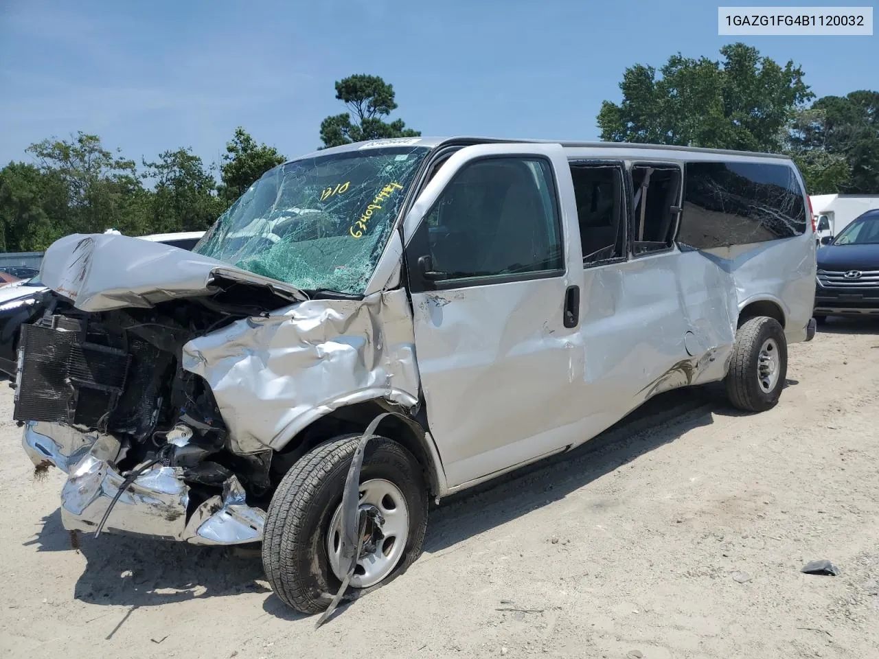 2011 Chevrolet Express G3500 Lt VIN: 1GAZG1FG4B1120032 Lot: 63409444