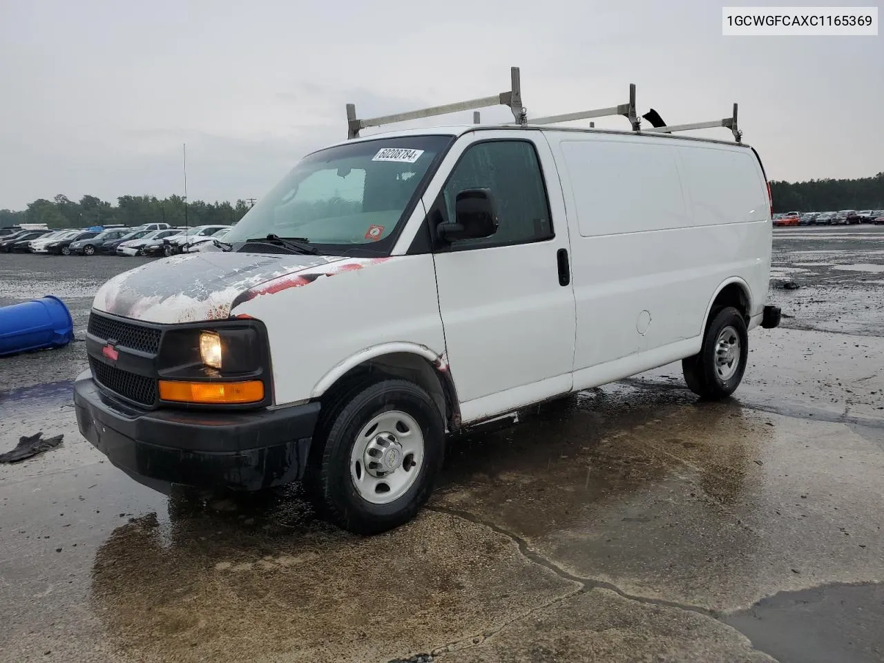 2012 Chevrolet Express G2500 VIN: 1GCWGFCAXC1165369 Lot: 60208784