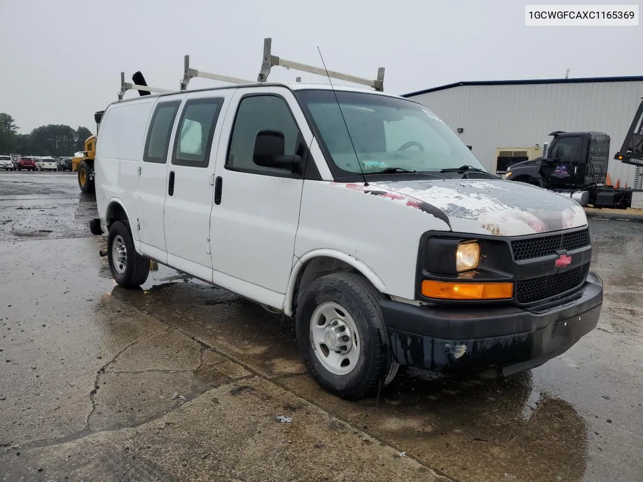 1GCWGFCAXC1165369 2012 Chevrolet Express G2500