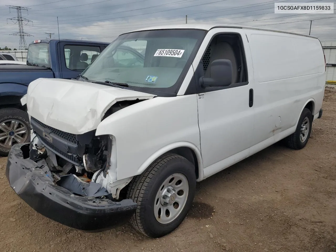 2013 Chevrolet Express G1500 VIN: 1GCSGAFX8D1159833 Lot: 65109504