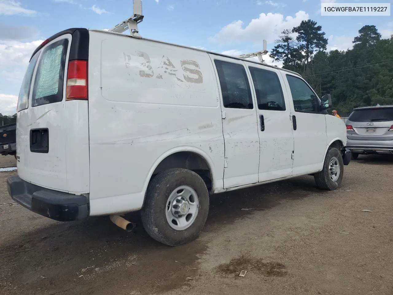 2014 Chevrolet Express G2500 VIN: 1GCWGFBA7E1119227 Lot: 60061064