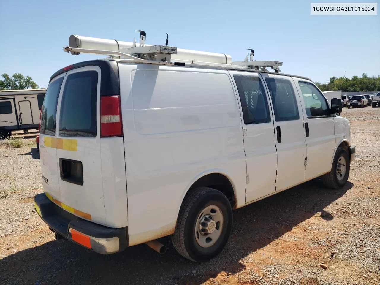 2014 Chevrolet Express G2500 VIN: 1GCWGFCA3E1915004 Lot: 70204404